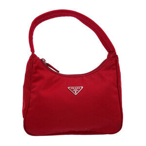 Prada Re Edition 2000 Shoudler bag hobo shoulder bag tessuto Red